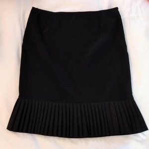 🏆HOST PICK🏆 Alfani Black Pencil skirt with pleated hem,  Size 14P
